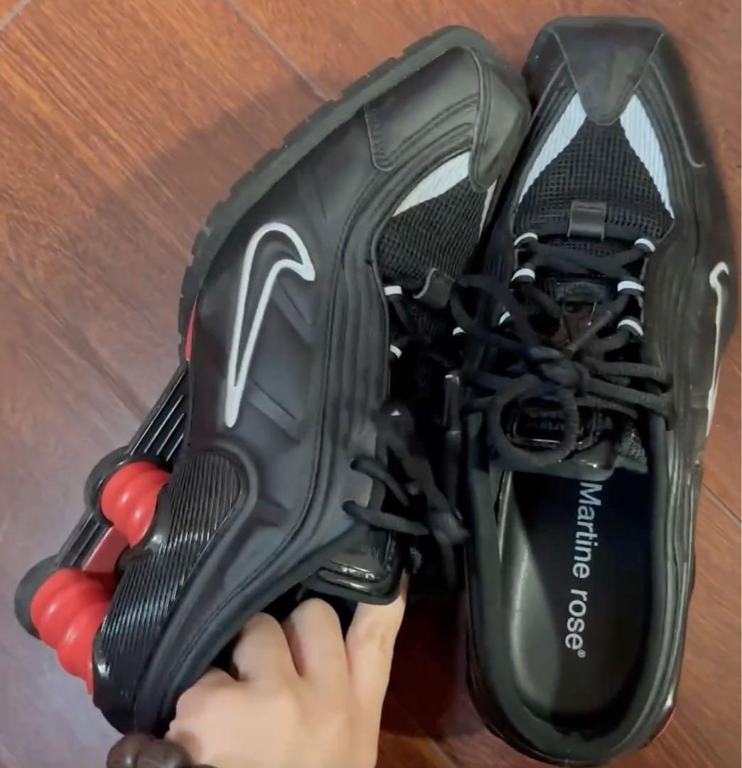 Nike x Martine Rose SHOX MR4 BLK DQ2401-001 Size 27.0 (WOMEN