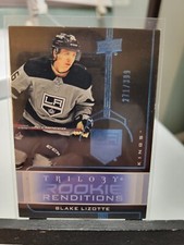 Blake Lizotte Rookie Renditions Blue 271/399 2019-20 Upper Deck Trilogy Hockey