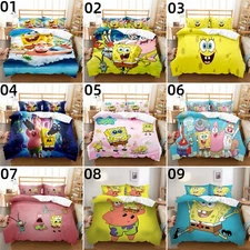 Spongebob Single/King Single/Double/Queen/King Bed Quilt/Doona/Duvet Cover Set