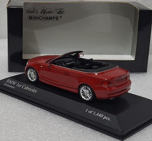 BMW 1-Series (E88) Cabriolet 2007 Red 1:43 Minichamps 431026230 EXTREMELY RARE!! - Picture 5 of 20