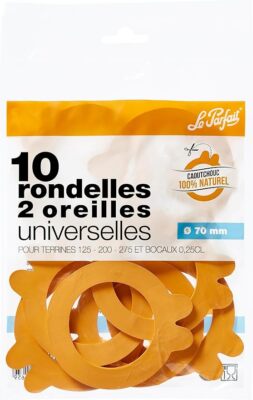 Le Parfait Original Super Einmachglas Gummidichtungen 3 Größen: 70, 85 oder 100 mm