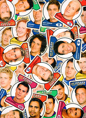 2005 AFL SELECT DYNASTY FOOTY FACES DIE CUT LOT SET - PICK YOUR CARDS - M/NM