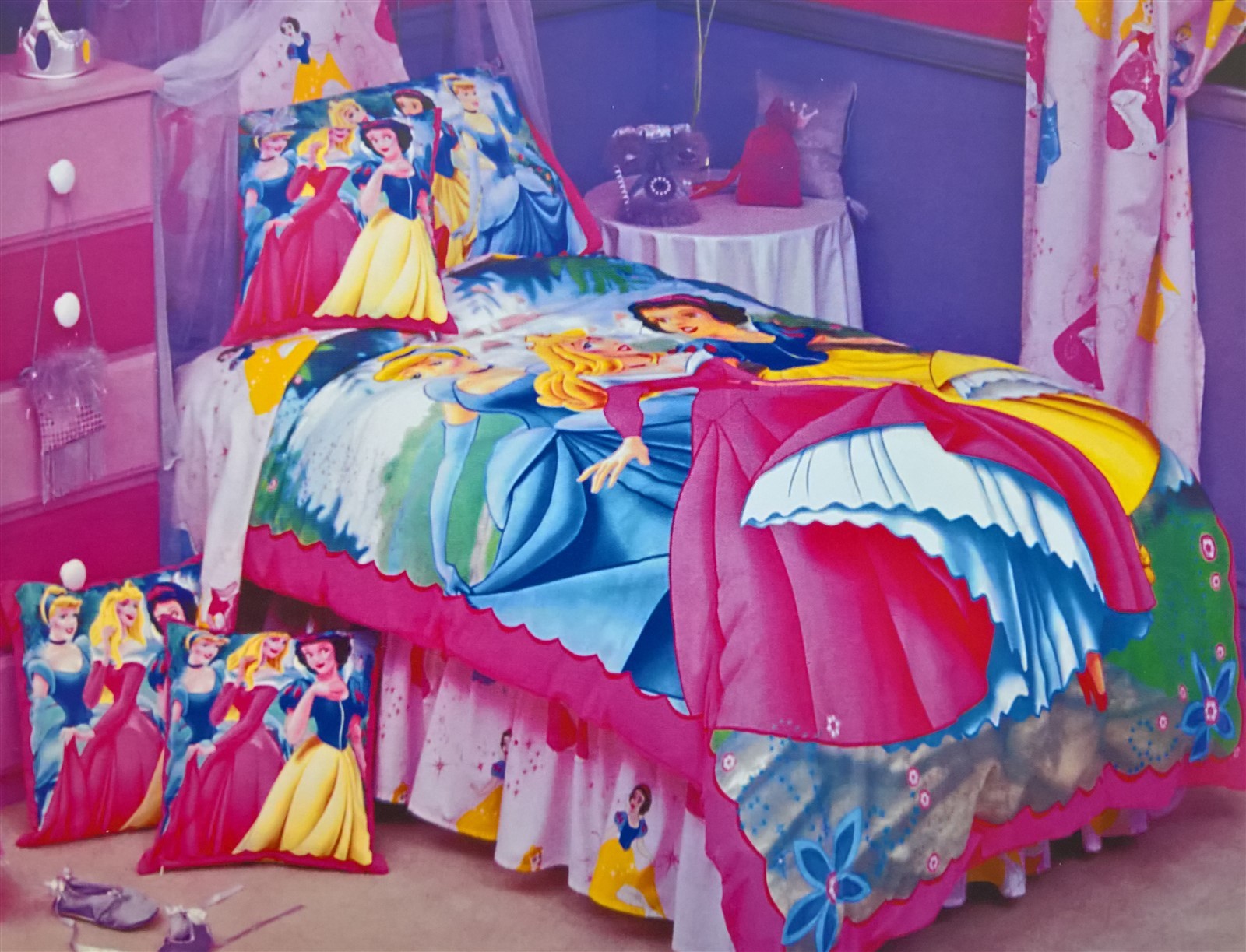 ~ Disney Princess - GARDEN CASTLE DOONA QUILT DUVET COVER SET Twin ...