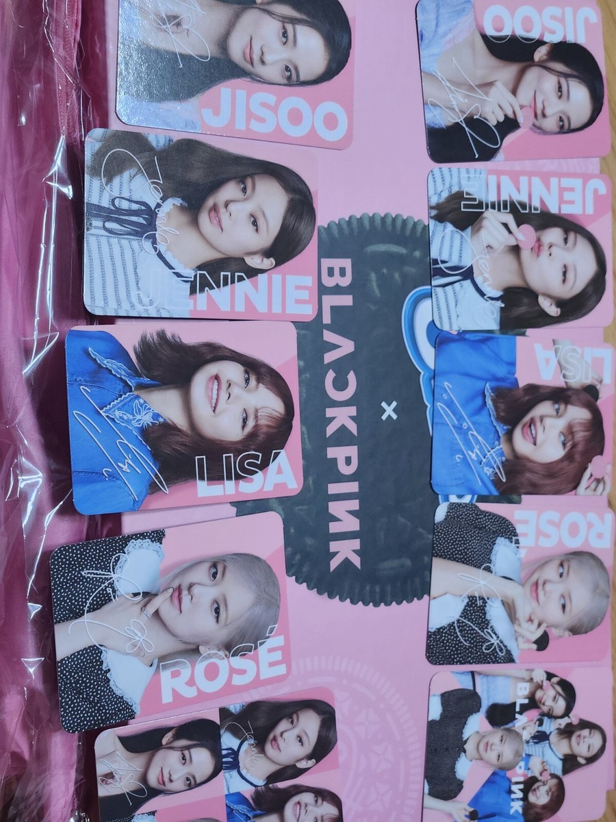 BLACK PINK PHOTOCARD OREO SET blackpink stamp picnic mat