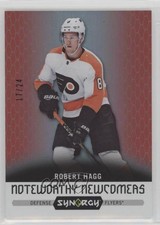 2017 Upper Deck Synergy Noteworthy Newcomers Red 17/24 Robert Hagg #NN-27 0o5t