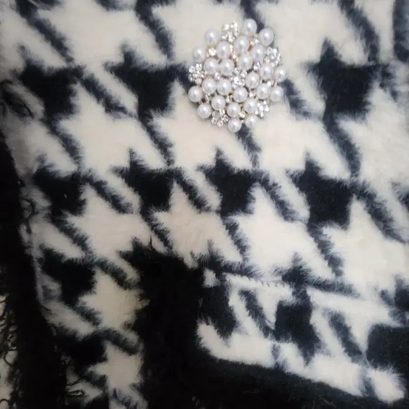 Tweed Jacket with Houndstooth Pattern - Elegant S… - image 5