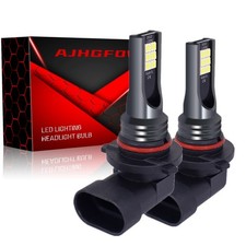 Ajhgfow 9145 9140 Led Fog Lights Bulbs Kit Foglights 6500k Cool White 2x