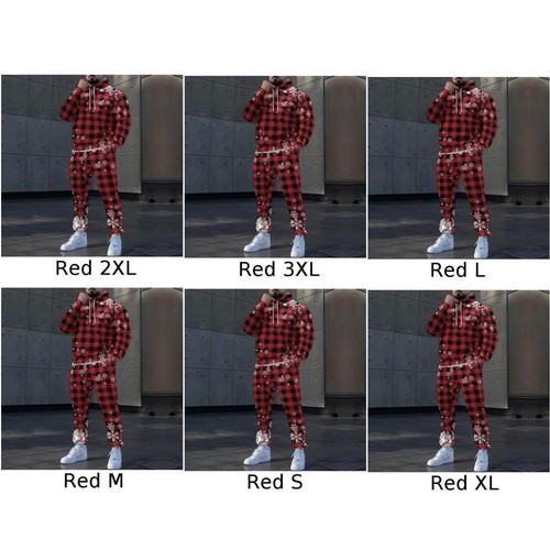 Dress Smartly Men's Casual Hoodie with Coordinating Pants in Unique Design - Picture 12 of 54