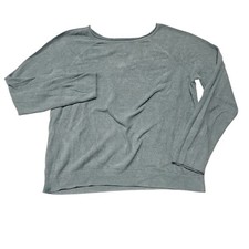 Barefoot Dreams CozyChic Ultra Lite Pullover Sweater Green BDWCU1482 Small