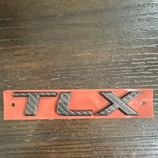Acura Tlx Emblem Black Carbon Fiber