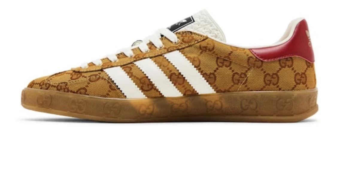 Gucci x adidas Gazelle Blue GG Monogram for Sale | Authenticity