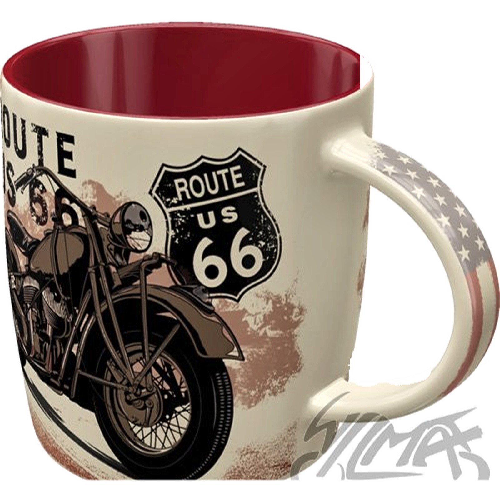 Mug Route 66 rétro tasse à café ou thé grande contenance 43061