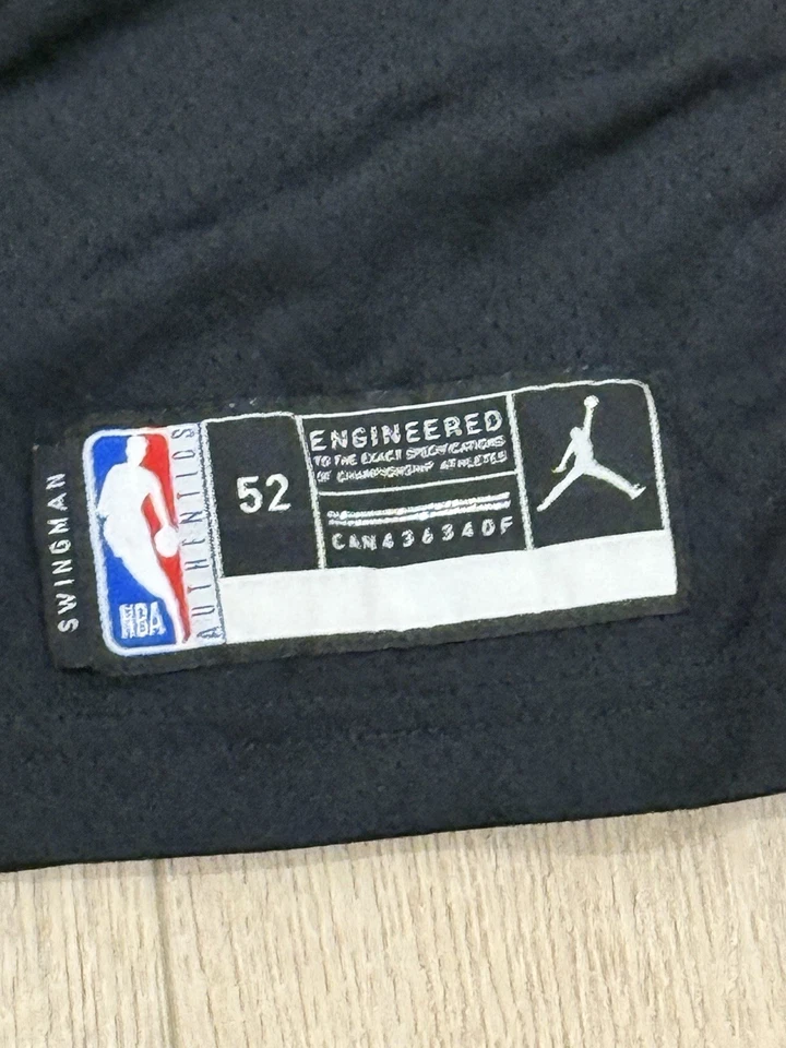 Nike Dejounte Murray NBA Atlanta Hawks Black Swingman Jersey - Size 52 Men’s XL - Imagem 4 de 4