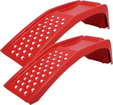 2PCS Car Ramps 8000 lbs Capacity – 9" Lift Height, Anti-Slip Truck Service Ramps