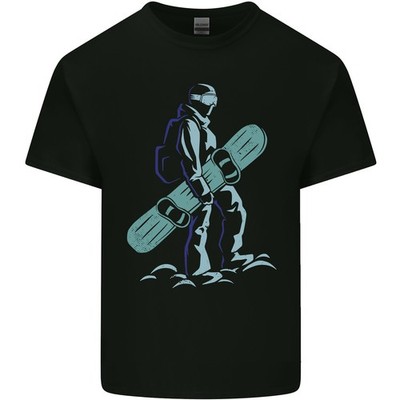 A Snowboard Figur Snowboarder Kinder T-shirt Kinder