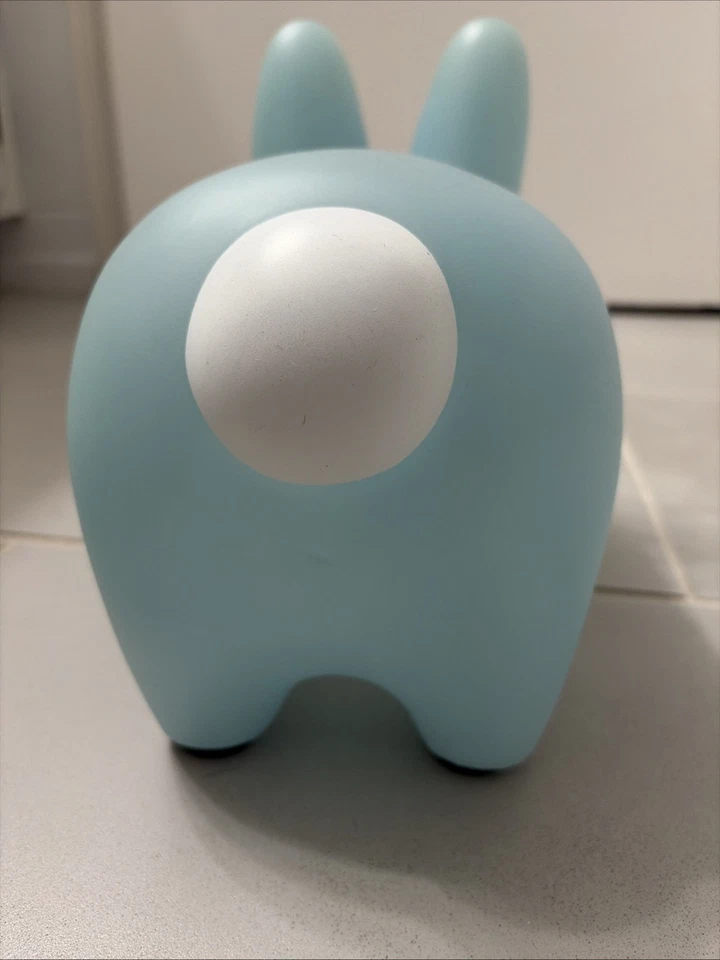 Kidrobot 10" GID Blue Smorkin' Labbit Frank Kozik New in Box 2007 Blue Glow - Image 3 of 4