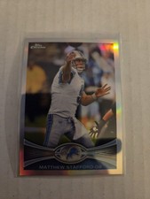 2012 Topps Chrome - Matthew Stafford #126 Refractor