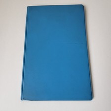 Vintage Wilson Jones Virgin Vinyl Holder Blue 436-05 BL Shorty Pads Made in USA
