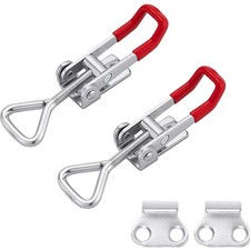 Spannverschluss, Kniehebelspanner, 2 Stück, verstellbar, Haltekraft 100kg, ab...