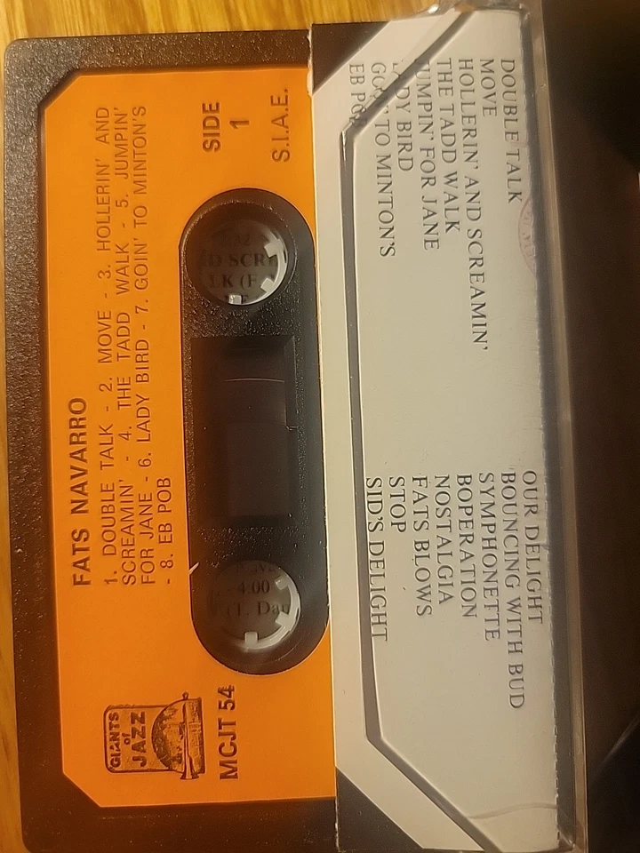 Giants of Jazz   Fats Navarro    cassette - Image 3 of 3