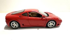 Vintage 1999 Burago Ferrari 360 Modena 1:18 Diecast Made in Italy. READ