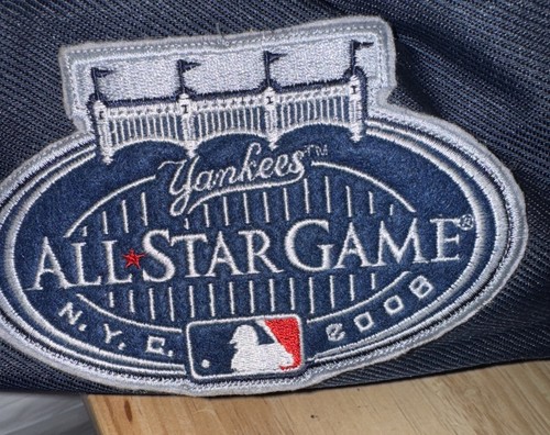 New York Yankees Duffle Bag Navy Tuck Style Duffel Baseball Logo ‘08 All Star - Picture 11 of 11