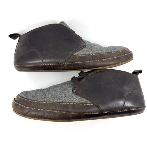SELTEN OLUKAI Herren Gr. 9 Moloa Slipper Mid Slipper Schaf Sherpa gefüttert Leder Obermaterial - Bild 2 von 12