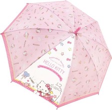 Hello Kitty Long Umbrella 55cm One-touch Sanrio Cute Sweets