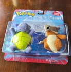 Vintage 1999 Pokémon Applause Battle Playset #08 Wartortle vs #104 Cubone SEALED