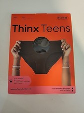 Thinx Teens Brief Leakproof Women's Period Underwear - Black - Medium 11-12
