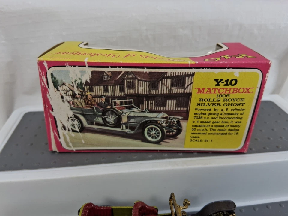 Matchbox Models Of Yesteryear Y10 1906 Rolls Royce Silver Ghost Die Cast - Image 2 of 4