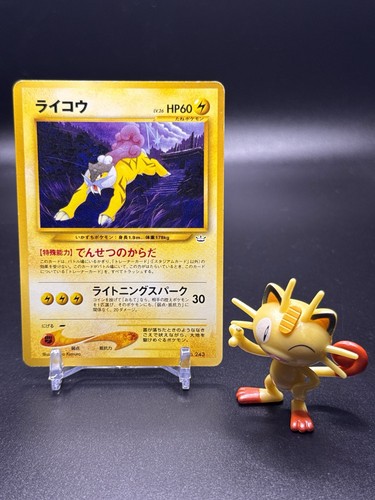 Raikou No. 243 Pokemon Neo Premium File 3 Regular (Japanese) - MP