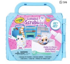 Crayola Scribble Scrubbies Pets Vet Set - New