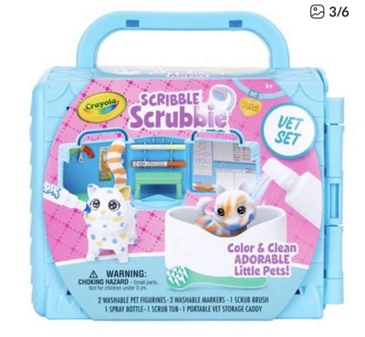 Crayola Scribble Scrubbies Pets Vet Set - New