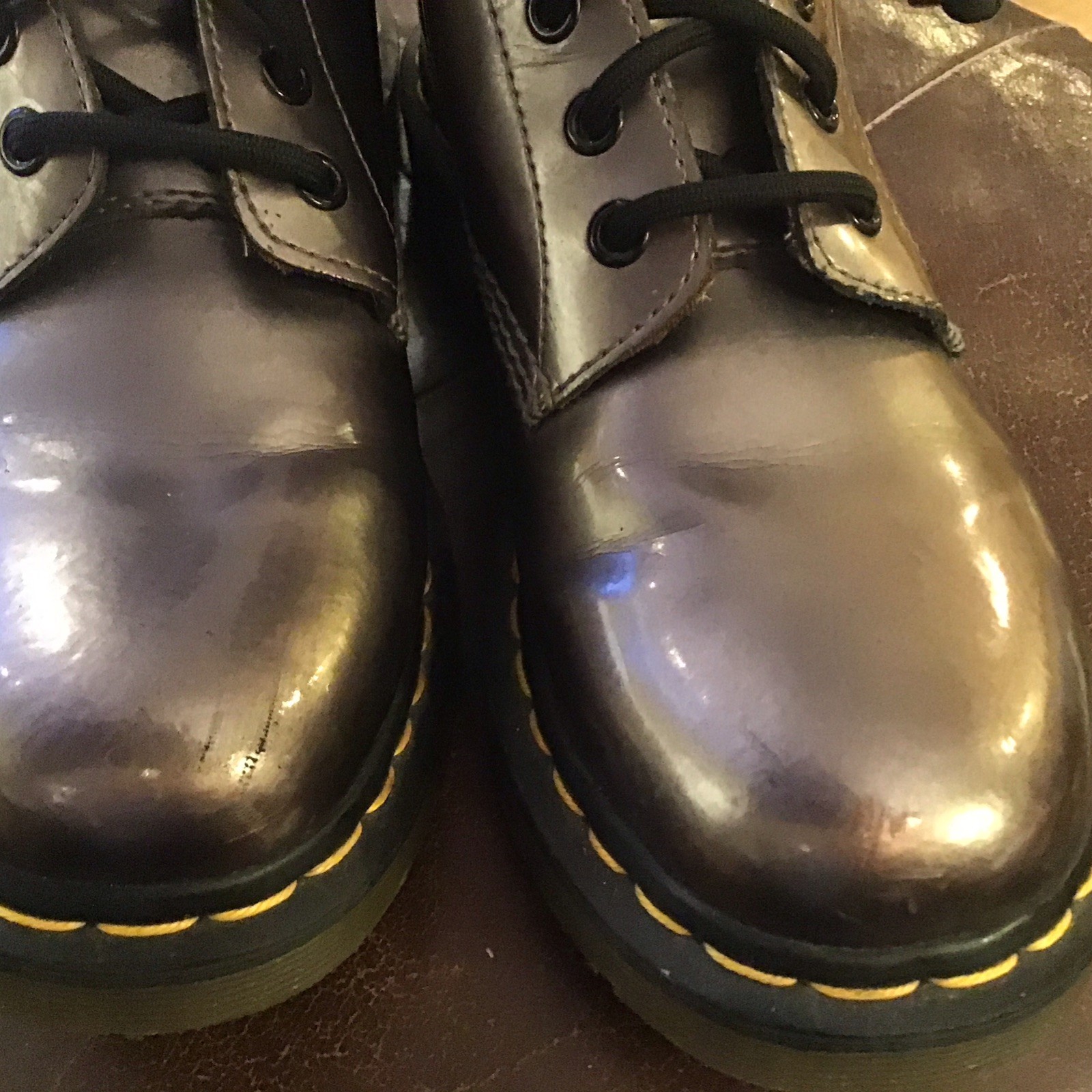 Doc Martens Pascal Ankle Boots  Metallic Gunmetal Unisex 39 Lace Up Air Wair thumbnail 3