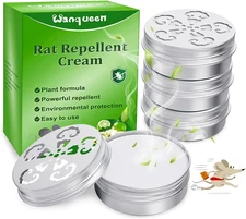 Wanqueen 4 Pack Rodent Repellent for Car Engines, Peppermint Oil to Repel Mice