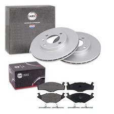 ABS BREMSSCHEIBEN + BELÄGE VORNE für VW GOLF 1 2 GT GTI POLO G40 SCIROCCO