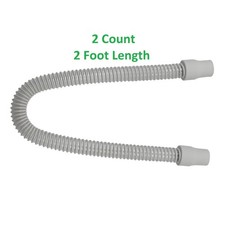 2 Pk CPAP Flexible Hose 2' CPAP Tubing 2 Foot Long, 22 mm Cuffs Sunset TUB02