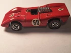 Vintage Hot wheels REDLINE 1970 Ferrari 312P RED WATERMELON MINT TOP SHELF.