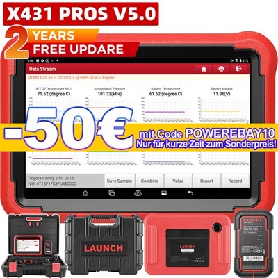 LAUNCH X431 PRO V5.0 V+ PRO 5 KFZ Profi OBD2 Diagnosegerät ALL SYSTEM ECU Coding