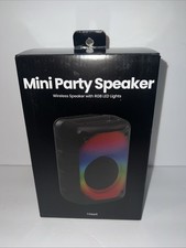 Mini Party Speaker Wireless Speaker With Rgbled Lights Nib