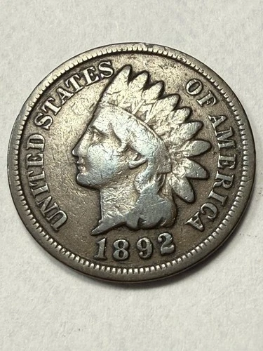 ** 1892 INDIAN CENT- VG    (FILL THAT SPOT IN YOUR SET)   PRICED TO SELL 🔥 **