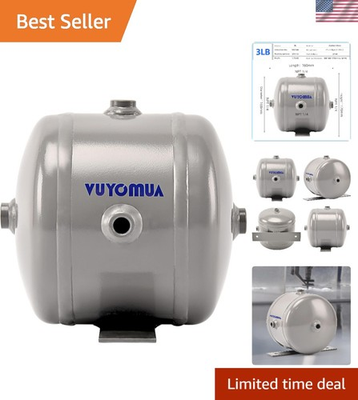 #ad Carbon Steel High Pressure Mini Small Portable Air Tank Air Reservoir Storage... $49.59