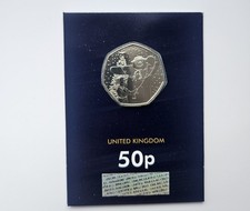 2025  The Snowman 50p Change Checker BU Coin In Christmas Card FANTASTIC