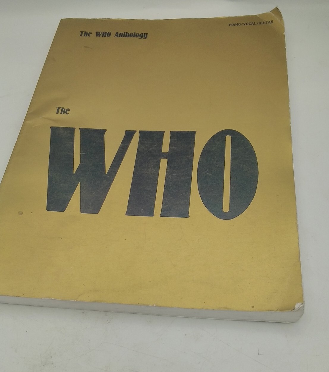 The Who Anthology piano/vocal/guitar paperback