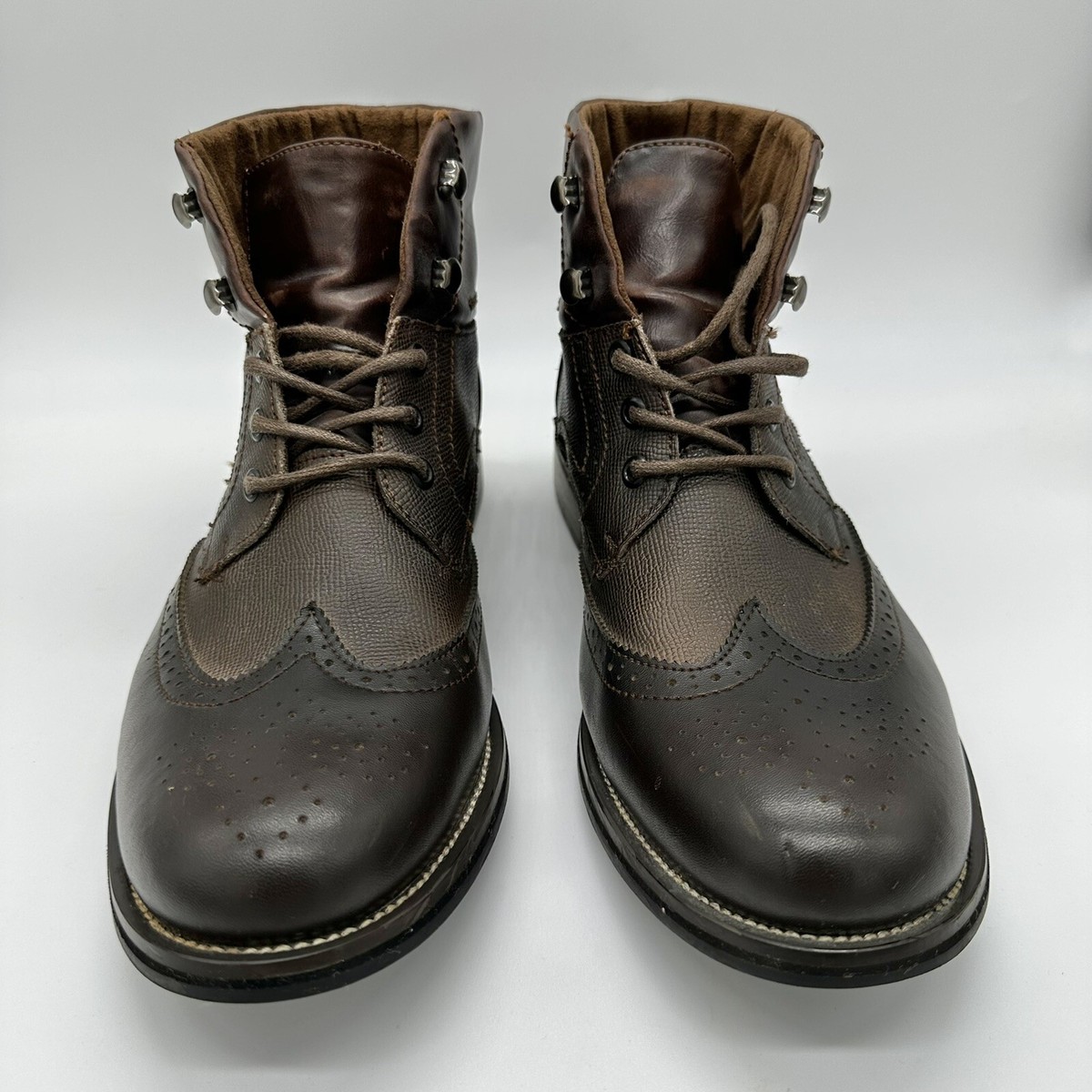 Joe’s Jeans Men’s Oxford Brown JF530C51 SIZE 9.5 Shoes Boots - Pre-Owned A round-toe classic, crafted in calfskin softness. Meet the  main image 4