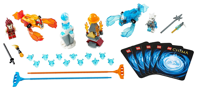 Lego Fire vs. Ice 70156 LEGENDS OF CHIMA Minifigure Building Set