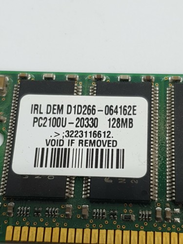 1x 128MB NANYA DDR1 RAM PC2100U - 20330,266 MHZ IRL DEM D1D266-06416E,128 Memory - Picture 3 of 6