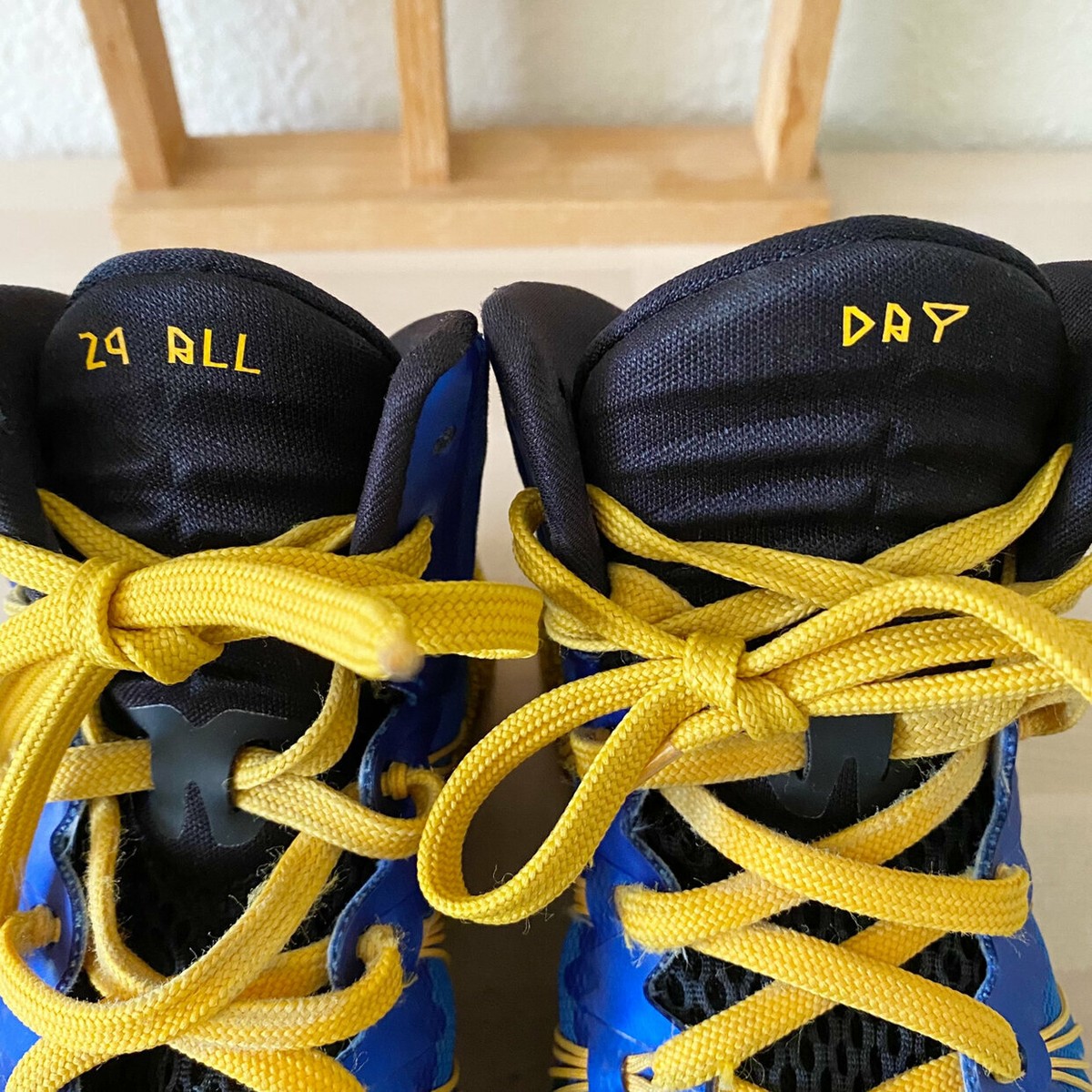 Nike iD Hyperdunk Blue & Yellow Shoes Size 5.5Y/7W | eBay display picture 1