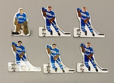 Eagle Toronto Maple Leafs Hockey Team 1950's Table Top Hockey NHL 6 Player Set